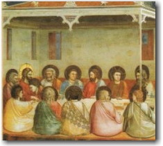 La última cena de Jesús con sus Discípulos.